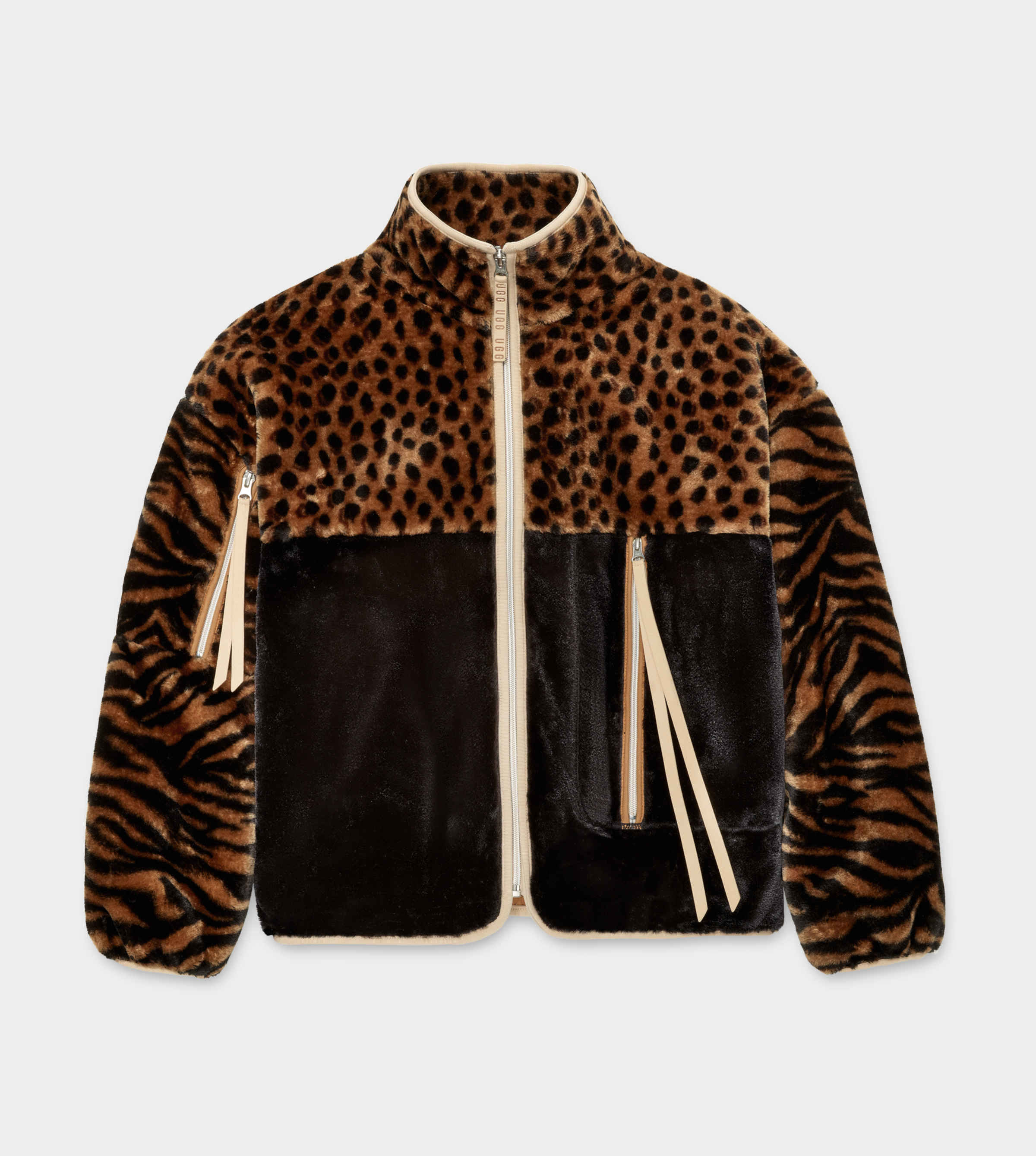 Ugg leopard coat hot sale